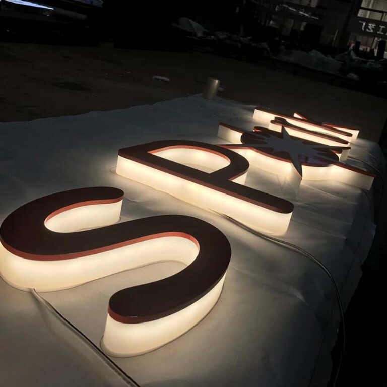 Backlit Acrylic Letters∣Erybaysign Manufacturing
