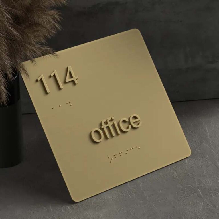 Braille Office Signs∣Erybaysign Manufacturing