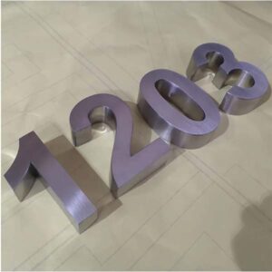 laser cut stainless steel letters