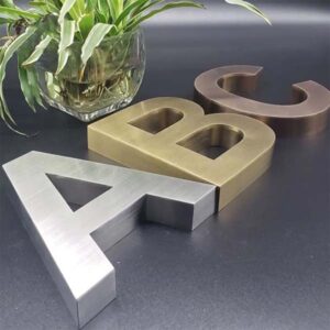 metal cut out letters